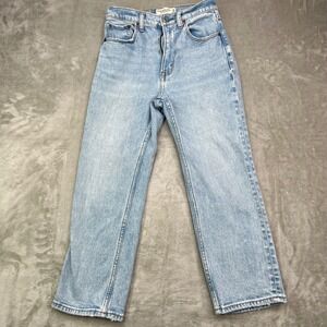 Abercrombie & Fitch Light Wash Straight Leg Jeans